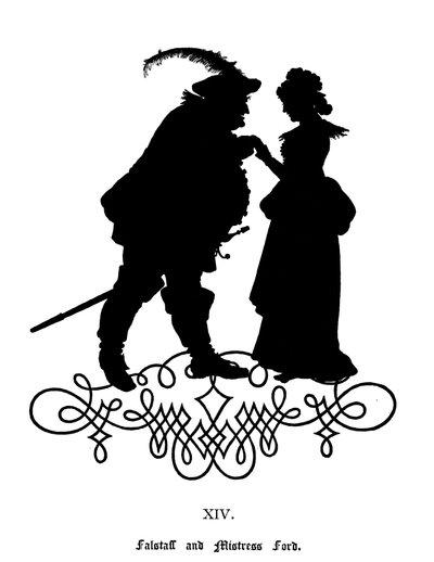 Falstaff en Mevrouw Ford door Paul Konewka
